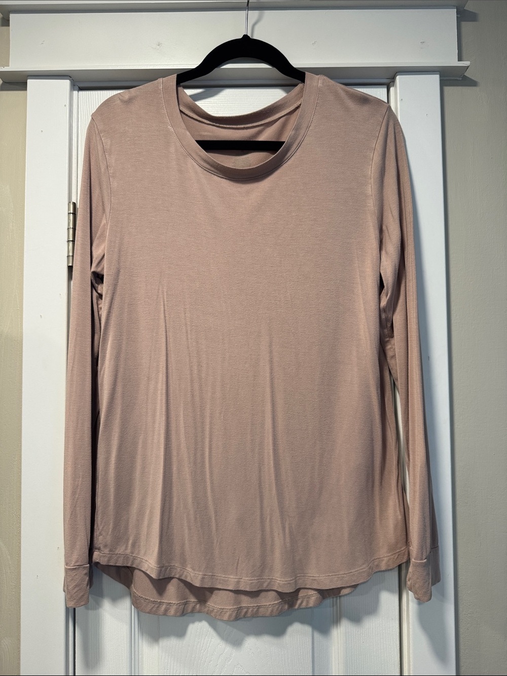 Kyte BABY Long Sleeve Crew Neck Top - Dusty Blush